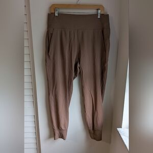 Athleta Stylish Tan Jogger Pants Size Large